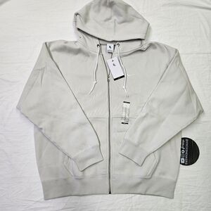 Nike Solo Swoosh Heavyweight Full Zip Hoodie Sweatshirt DR0403-072 Men's Size XL
